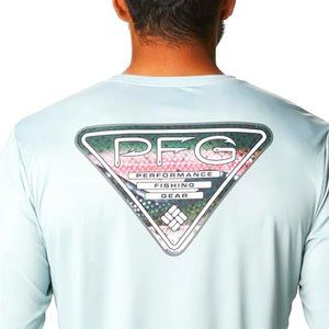 Columbia PFG Triangle Trout Skin Solar shirt Men's Medium